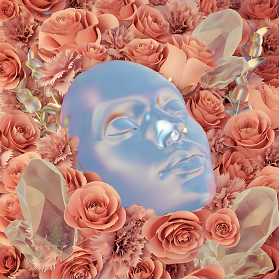 Smell The Roses 3d 3d art blender3d dailyrender design landscape render surreal surrealism