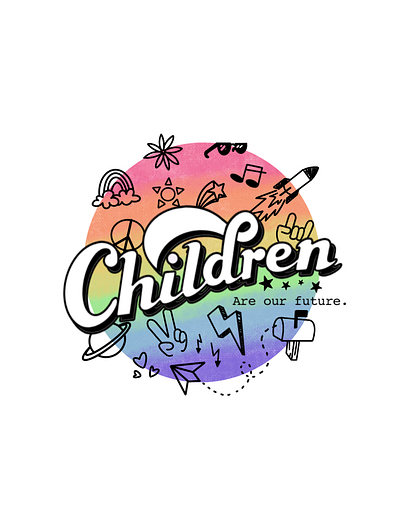 Save the children t-shirt design 1 design illustration procreate tshirtdesign