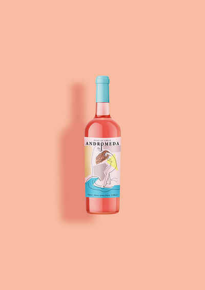 Andromeda packaging design brand design design label design package design packaging wine label