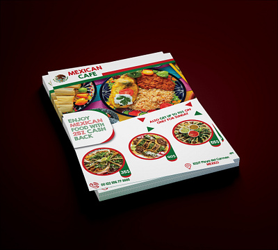 Mexican Food Marketing Flyer food flyer