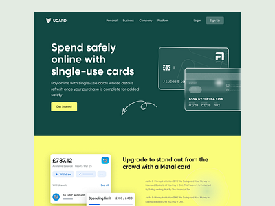 Website Design: Landing page for Fintech branding creative design landing page ui ui design uiux website