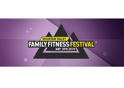 Family Fitness Festival branding design header design logo typography ux web