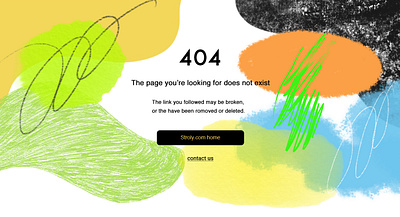 Stroly 404 404 page illustration