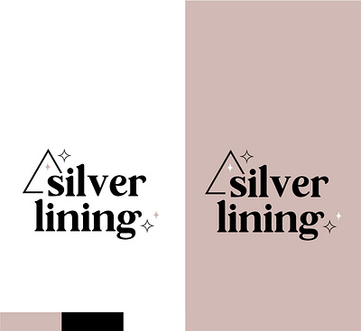 Silver Lining Movement // Logo Design branding design geometric logo logo design type typography