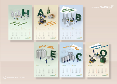 HABECO 2020 CALENDAR branding calendar design gifts new year