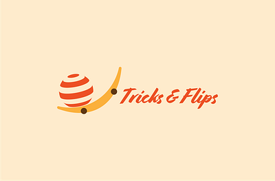 Tricks & Flips 30 day logo challenge branding illustration logocore logos visual identity