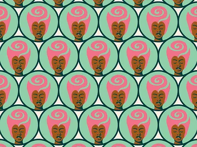 Gram Muvva for Dribbbs 2 branding cannabis branding cannabis logo circles color geometric illustration logo palette pattern rose smoke third eye willow