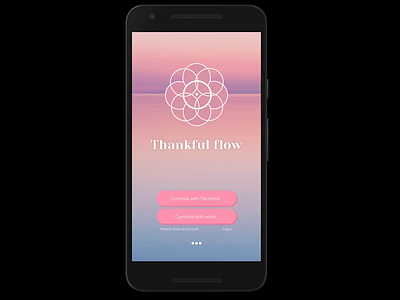 Thankfull app app design mobile ui prototype ui ux