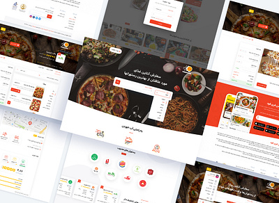 Freefood clean dashboard design fast food food freefood magazine order food theme ui ui design ux ux design wordpress سفارش غذا فری فود فست فود