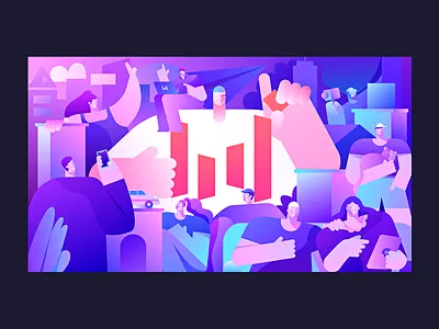 Stimulate creativity and enrich life branding design illustration life logo people ui