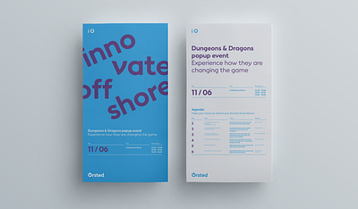 innovate Offshore posters branding concept graphicdesign layout poster type typography