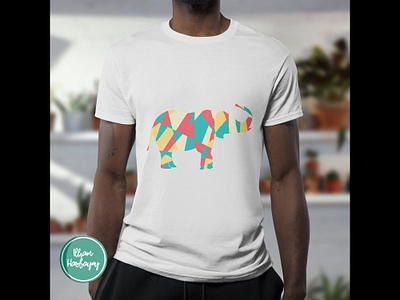 Funny T-shirt Elephant (T-shirt Design) color colorful design funny funny signs illustration retro t shirt t shirt design t shirt illustration t shirts