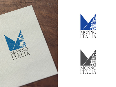 Monno Italia Logo branding design icon logo