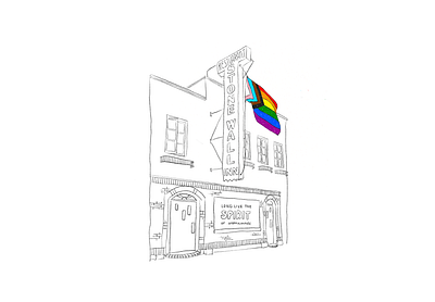 Long live the spirit of Stonewall illustration pride procreate