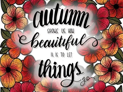 Autumn vibes autumn autumn collection digital art digital illustration digital painting flourishes graphic art graphic design graphic illustration ipad art ipad lettering lettering procreate art typography