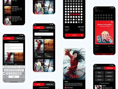 Moves ticket app design app design design mobile mobile ui movie app movies ui ux