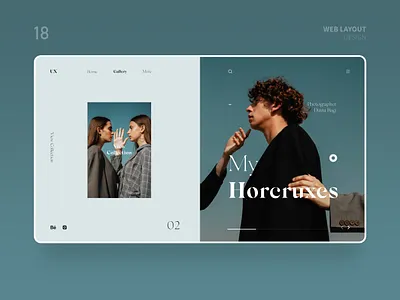 Web Layout Practice 18 design powerpoint design ppt slide ui ui design uiux ux web web design