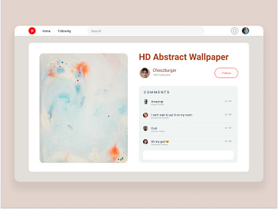 Fix Pinterest app design ui ux web