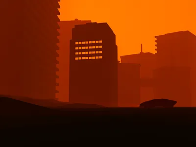 Blade Runner Visual bladerunner cinema4d city lamborgini octane