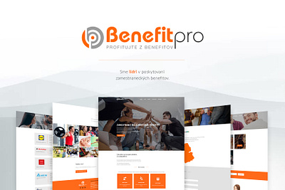 Web - benefitpro.sk brand design brand identity branding creative design flat ui ux web web design webdesign website website design