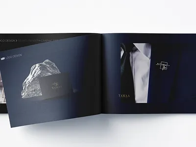 Page Portfolio B5 Design 3d brandbook branding design icon illustration logo minimal typography vector