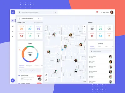 Workforce - Field Force management clean design material minimal modern simple ui uiux ux work workforce