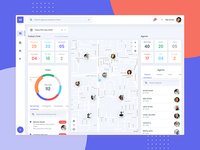 Workforce - Field Force management clean design material minimal modern simple ui uiux ux work workforce