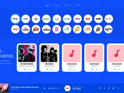 superadio simplified music new project ui website