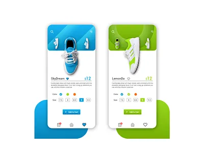 Shoe Store App UI Concept app app ui concept shoe shoes store store