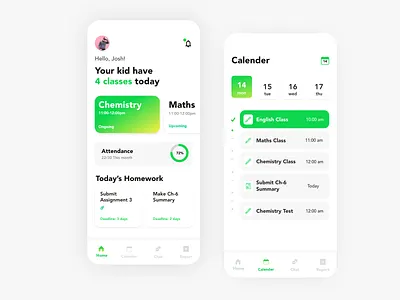 Scool app app app design calendar class dashboad design e learning education online online class online learning task teacher uidesign user interface ux uxdesign