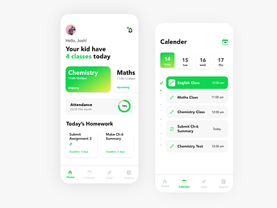 Scool app app app design calendar class dashboad design e learning education online online class online learning task teacher uidesign user interface ux uxdesign