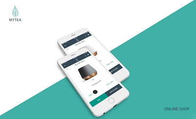 My Tea-Product page app green ios ios app ios app design minimalist mobile mobile app mobile app design mobile ui online shop online shopping online store ui ux