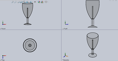 Pythagoras glass 3d model design dribbble pythagoras solidworks ugnx ux design