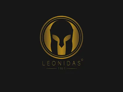 Leonidas Gym 2d clean design design gym logo logodesign minimalist logo symmetry
