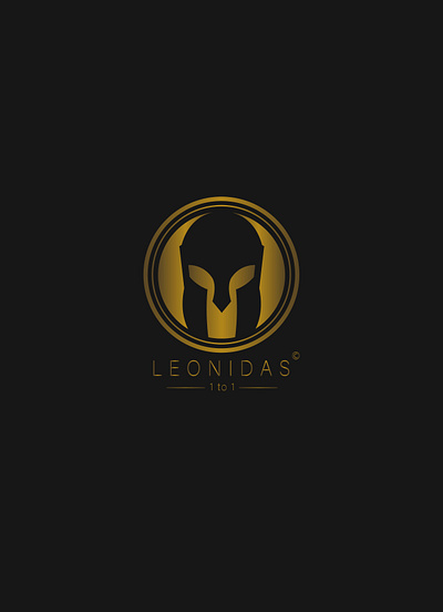 Leonidas Gym 2d clean design design gym logo logodesign minimalist logo symmetry