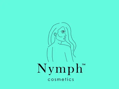 Nymph cosmetics 2d brand design brand identity branding line art logo design minimalist logo