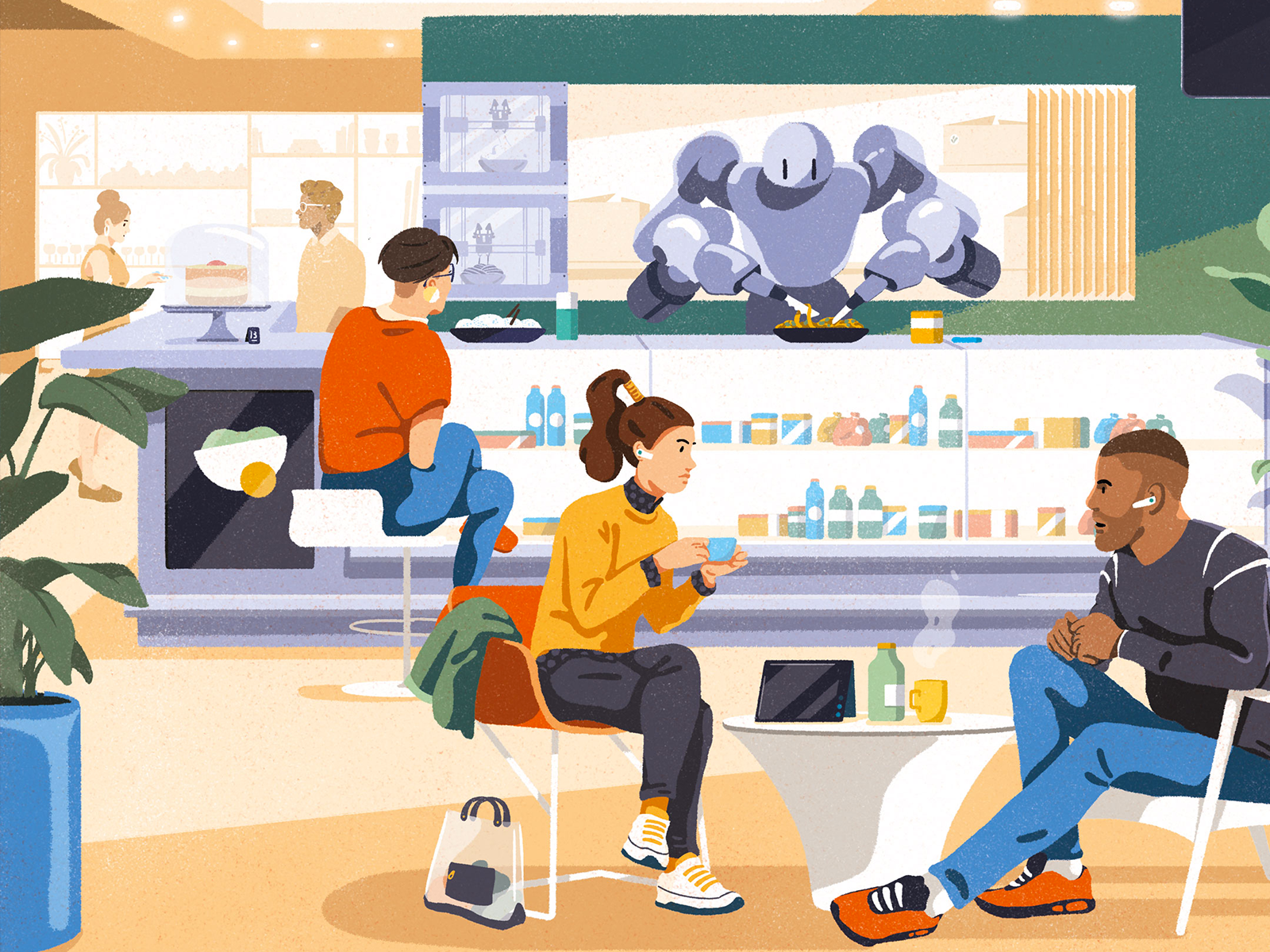 Example of Future cafe