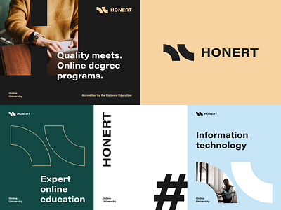 Honert Univesity Branding brand identity brand sign branding diploma disctance learning e learning education educational geek identity informational technologies logo logotype online online education packaging program