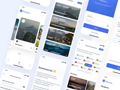 Maverix app design minimal travel travel app ui ux