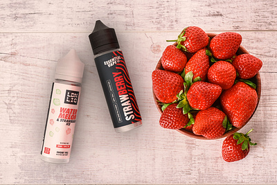 Branding and Packaging branding e liquid e liquid bottle eliquid packaging strawberry strawberry packaging strawberry vape juice vape vape juice vape juice design vape juice packaging vaping watermelon