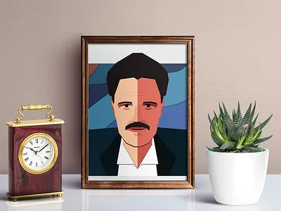 Portrait Illustration "Nazım Hikmet" hikmet illustration nazım nazımhikmet portrait vector