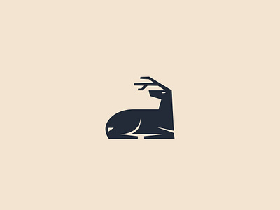 ANTELOPE animal antelope deer deer logo illustration logo logo design logo mark minimal minimal logo minimalist nature