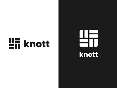 Knott Logo brand identity branding concept icon logo vector