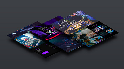 Nightclub website design dj nightclub web