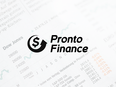 Pronto Finance | Logo Design 2020 trend brand identity branding finance finance business finance logo flat logo lettering logo logo logo design logo idea logo layout logodesign logos logotype logotype design minimalism minimalist logo money white