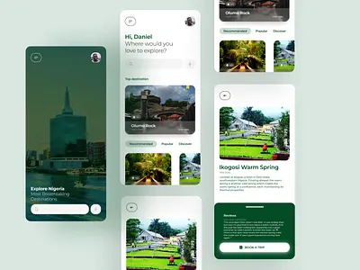 Tour Guide Mobile App app ui clean interface interfacedesign mobile app mobile app design mobile design mobile ui tour tourism travel app travelui ui uidesign uiux ux ui uxui