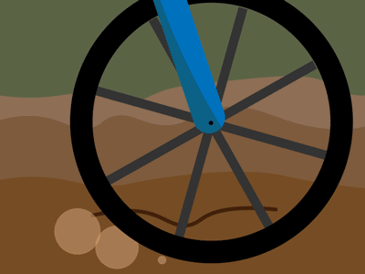 Animated cyclist by Pedro Apud on Dribbble