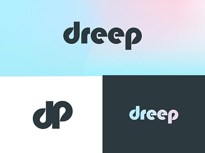 'dreep 'Logo Exploration. branding design flat icon logo minimal vector