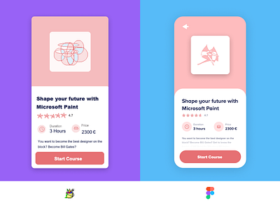 Designing with Microsoft Paint 🎨 app course design ecommerce figma illustration ios microsoft mobile mobile app mobile ui ms paint product design product designs purchase ui ux