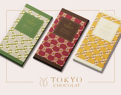 Grpahic Design | TOKYO CHOCOLAT Branding & Package Design branding chocolate packaging graphic japan logo package typography